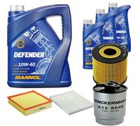 Denckermann Controllo Set Mannol Defender 10W-40 8L Per Opel Omega B Caravan
