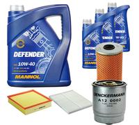 Denckermann Controllo Set Mannol Defender 10W-40 8L Per Opel Omega B Caravan
