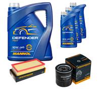 DENCKERMANN Controllo Set MANNOL Defender 10W-40 8L Per Peugeot 807 2.2 HDi