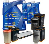 Denckermann Controllo Set Mannol Defender 10W-40 8L Per Peugeot Boxer Kasten