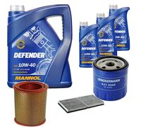Denckermann Controllo Set Mannol Defender 10W-40 8L Per Renault Espace II 2.2