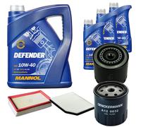 DENCKERMANN Controllo Set MANNOL Defender 10W-40 8L Per Renault Laguna I 2.2