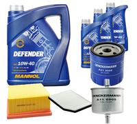 Denckermann Controllo Set Mannol Defender 10W-40 8L Per Renault Laguna I 3.0