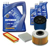 Denckermann Controllo Set Mannol Defender 10W-40 8L Per Renault Scénic I