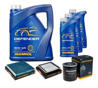 Denckermann Controllo Set Mannol Defender 10W-40 8L Per Subaru Outback 3.6 R