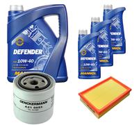 DENCKERMANN Controllo Set MANNOL Defender 10W-40 8L Per Volvo 760 2.8