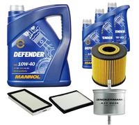 Denckermann Controllo Set Mannol Defender 10W-40 8L Per Volvo V40 Kombi 2.0