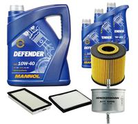 Denckermann Controllo Set Mannol Defender 10W-40 8L Per Volvo V40 Kombi 2.0