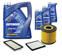 Denckermann Controllo Set Mannol Defender 10W-40 8L Per Volvo V40 Kombi 2.0