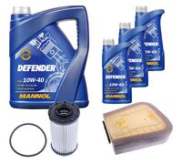 DENCKERMANN Controllo Set MANNOL Defender 10W-40 8L Per VW Touareg 3.0 TSI