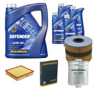 Denckermann Controllo Set Mannol Defender 10W-40 9L Per Audi A8 4.2 Quattro