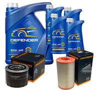 DENCKERMANN Controllo Set MANNOL Defender 10W-40 9L Per Fiat Ducato Bus 2.3
