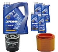 Denckermann Controllo Set Mannol Defender 10W-40 9L Per Hyundai H-1 Kasten