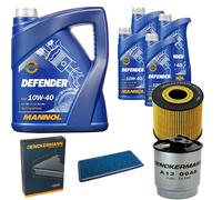 Denckermann Controllo Set Mannol Defender 10W-40 9L Per Land Rover Range 3.0