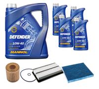 Denckermann Controllo Set Mannol Defender 10W-40 9L Per Mazda 6 Stufenheck