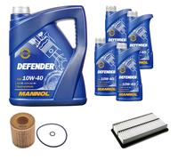 Denckermann Controllo Set Mannol Defender 10W-40 9L Per Mazda 6 Stufenheck