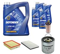 Denckermann Controllo Set Mannol Defender 10W-40 9L Per Mercedes-Benz Vito