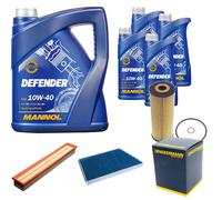 Denckermann Controllo Set Mannol Defender 10W-40 9L Per Mercedes C-Klasse