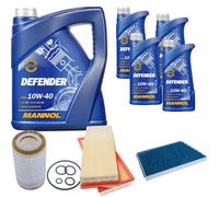 Denckermann Controllo Set Mannol Defender 10W-40 9L Per Mercedes C-Klasse CLK