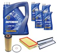 Denckermann Controllo Set Mannol Defender 10W-40 9L Per Mercedes E-Klasse