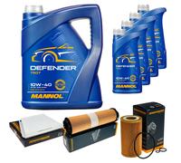 Denckermann Controllo Set Mannol Defender 10W-40 9L Per Mercedes E-Klasse