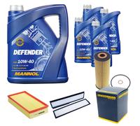 Denckermann Controllo Set Mannol Defender 10W-40 9L Per Mercedes E-Klasse