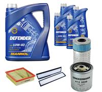 Denckermann Controllo Set Mannol Defender 10W-40 9L Per Mercedes E-Klasse