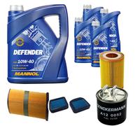 DENCKERMANN Controllo Set MANNOL Defender 10W-40 9L Per Mercedes S-Klasse