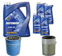 Denckermann Controllo Set Mannol Defender 10W-40 9L Per Nissan Patrol GR IV