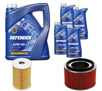 Denckermann Controllo Set Mannol Defender 10W-40 9L Per Nissan Patrol GR V