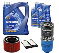 Denckermann Controllo Set Mannol Defender 10W-40 9L Per Nissan Patrol GR V