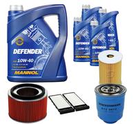 Denckermann Controllo Set Mannol Defender 10W-40 9L Per Nissan Patrol GR V