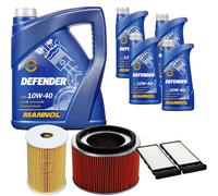 Denckermann Controllo Set Mannol Defender 10W-40 9L Per Nissan Patrol GR V