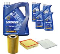 Denckermann Controllo Set Mannol Defender 10W-40 9L Per Opel Omega B Caravan