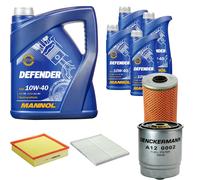 Denckermann Controllo Set Mannol Defender 10W-40 9L Per Opel Omega B Caravan