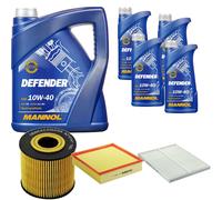 Denckermann Controllo Set Mannol Defender 10W-40 9L Per Opel Omega B Caravan