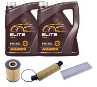 Denckermann Controllo Set mannol D'Elite 5W-40 10L per Porsche 911