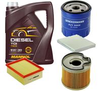DENCKERMANN Controllo Set MANNOL Diesel 5W-30 5L Per Citroën Xsara Picasso