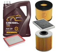Denckermann Controllo Set mannol Diesel 5W-30 5L per Opel Astra G Caravan