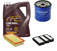 DENCKERMANN Controllo Set MANNOL Diesel 5W-30 5L Per Peugeot Expert Kasten