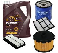 DENCKERMANN Controllo Set MANNOL Diesel 5W-30 5L Per Toyota Corolla Liftback