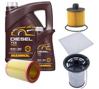 DENCKERMANN Controllo Set MANNOL Diesel 5W-30 6L Per Alfa Romeo Giulietta 1.6