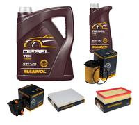 DENCKERMANN Controllo Set MANNOL Diesel 5W-30 6L Per Citroën C5 III Break 1.6
