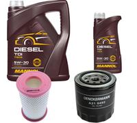 DENCKERMANN Controllo Set MANNOL Diesel 5W-30 6L Per Nissan NP300 Pick-Up 2.5