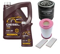 DENCKERMANN Controllo Set MANNOL Diesel 5W-30 6L Per Nissan NP300 Pick-Up 2.5