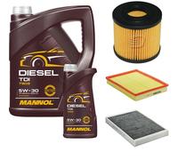 DENCKERMANN Controllo Set MANNOL Diesel 5W-30 6L Per Opel Astra G Caravan 1.7