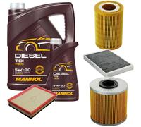 DENCKERMANN Controllo Set MANNOL Diesel 5W-30 6L Per Opel Astra G Caravan 2.0