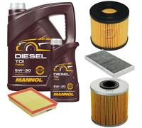DENCKERMANN Controllo Set MANNOL Diesel 5W-30 6L Per Opel Combo Kasten/Kombi