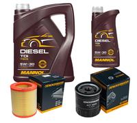 DENCKERMANN Controllo Set MANNOL Diesel 5W-30 6L Per Peugeot Boxer Kasten 2.5