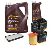 DENCKERMANN Controllo Set MANNOL Diesel 5W-30 6L Per Peugeot Boxer Kasten 2.5